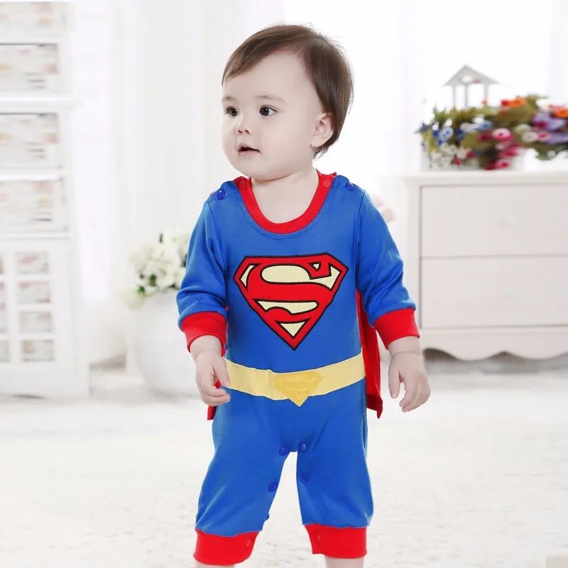 Neugeborenen Baby Jungen Superhelden Superman Mädchen Strampler Overall Romper 