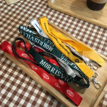 

100pcs/Lot Hot selling custom your logo mobile neck lanyards for key chain/camera strap lanyards with Fedex Free shipping