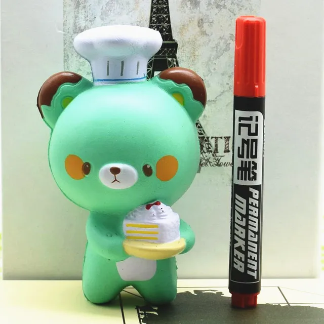 High Quality For Squishy Bear Baker Chef Jumbo 14cm Slow Rising High Quality For Squishy Bear Baker Chef Jumbo 14cm Slow Rising Collection Gift Decor Soft Squeeze