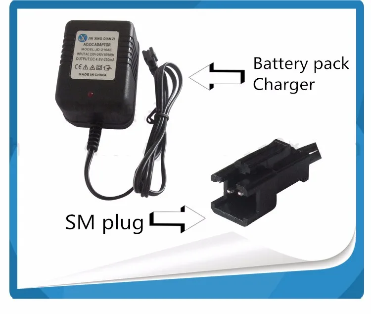 4,8 В 4,8 мА зарядное устройство для аккумуляторов 220 В AA NiCd и NiMH зарядное устройство для радиоуправляемой игрушечной машины SM разъем переменного тока 240-4,8 В постоянного тока в ма