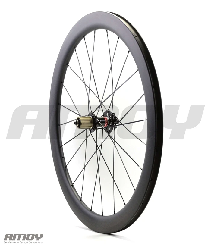 700C 50 мм Clincher Асимметричный циклокросс дисковый тормоз beadless wheelset диск hookless карбоновые бескамерные колеса