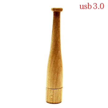 

Wooden usb flash drive pen drive 4GB 8GB 16GB 32GB maple baseball bat usb 3.0