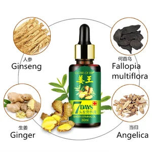 7 Days Ginger Hair Growth Essence Germinal Oil Hair Care Scalp Treatment For Anti-hair Loss 30ml