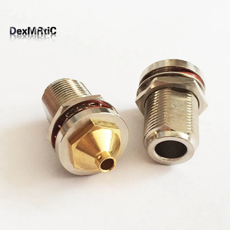 1PC N type Female Connector Bulkhead With O ring Solder For.141" Cable