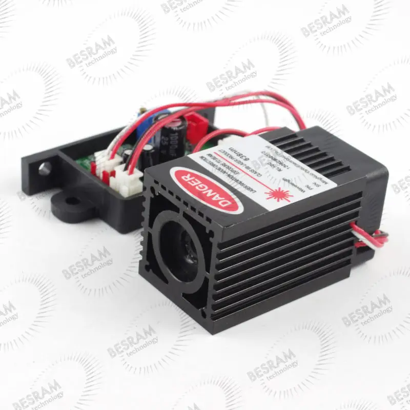 300 мВт 637nm 638nm лазерный диодный модуль ttl сценическое освещение DJ шоу 12vdc