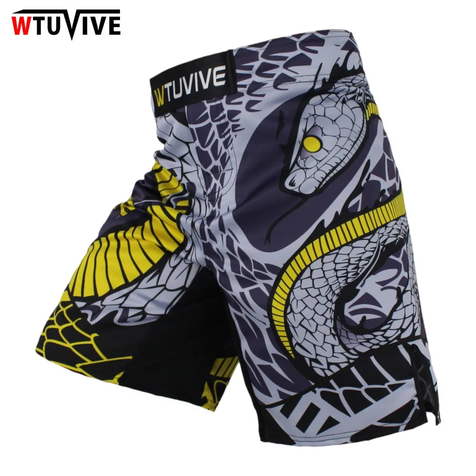 

WTUVIVE MMA Boxing Fitness Cats Fighting Sanda Sports Shorts Loose High Quality shorts mma muay thai clothing mma