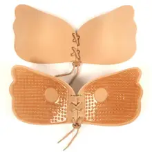 Дышащая веревка с отверстиями крылья силиконовый невидимый бюстгальтер ремень бюстгальтер
