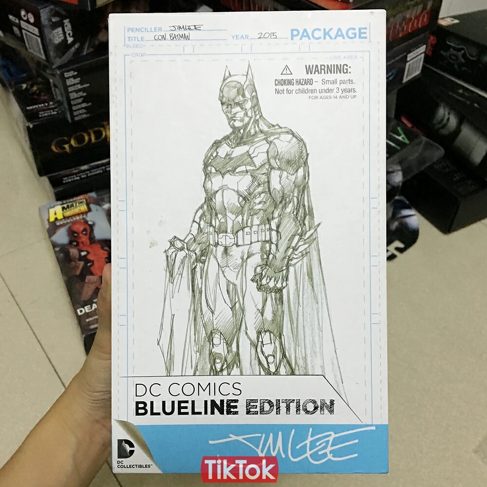 Комиксы эскиз Супермен Бэтмен Blueline Edition мультфильм игрушка фигурка Модель Кукла подарок