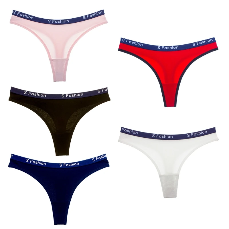 

Women Seamless Thong Panties Underwear Repeat S Fashion Logo Waistband