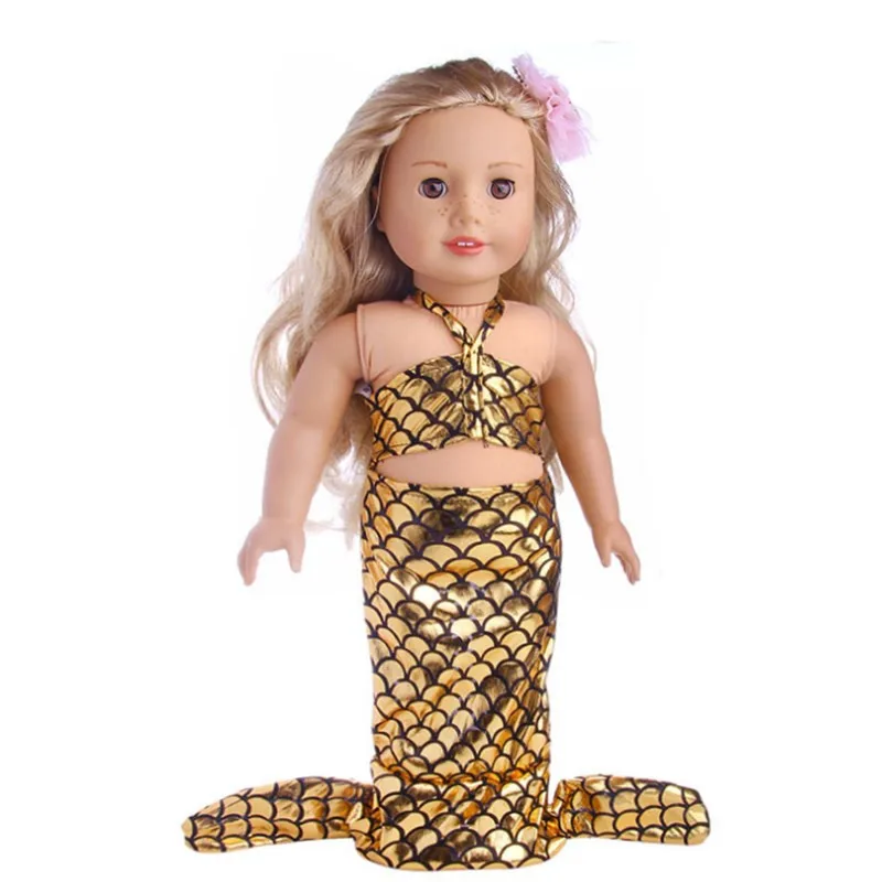 Born Baby Doll Одежда подходит 18 дюймов 40-43 см кукла Русалка Одежда Аксессуары для ребенка подарок на день рождения