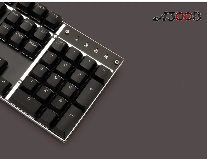 Ajazz A3008 2 4G Беспроводная перезаряжаемая игровая клавиатура и мышь с подсветкой