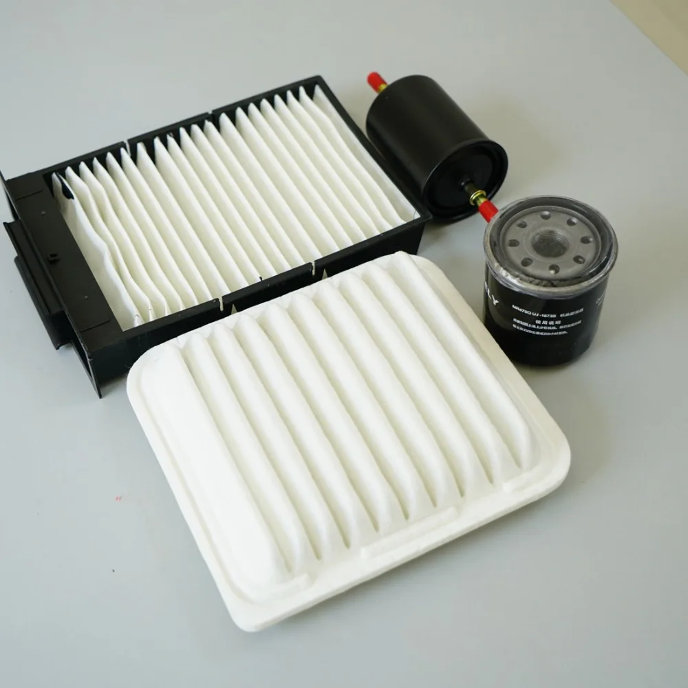 

air filter + cabin filter + gasoline Oil filter for Geely LC / CROSS / Panda 17801-14010 BYDLK-8101014 15208-53J00 96335719