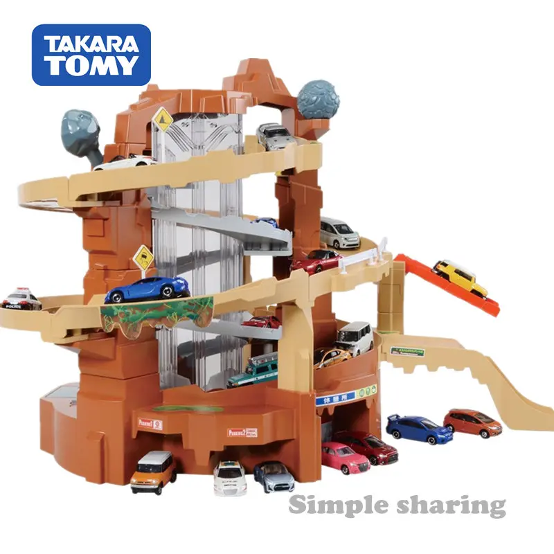 Автомобиль Takara TOMY Tomica из сплава электрическая дорожка для парковки детская