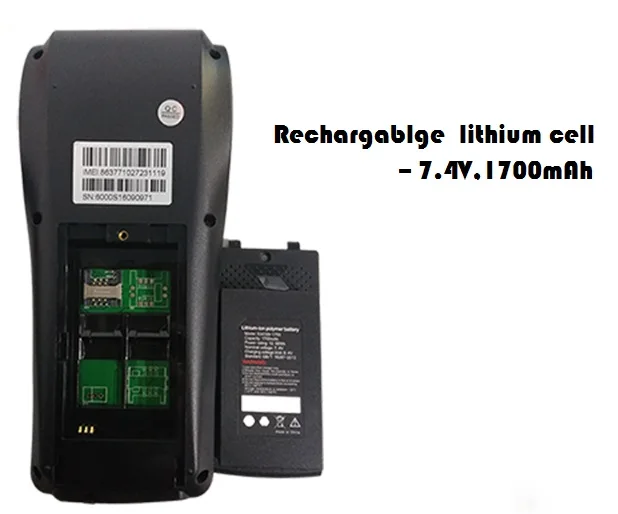 Портативный GPRS SMS принтер для онлайн заказов и торговых ваунов (настраиваемый)|gprs