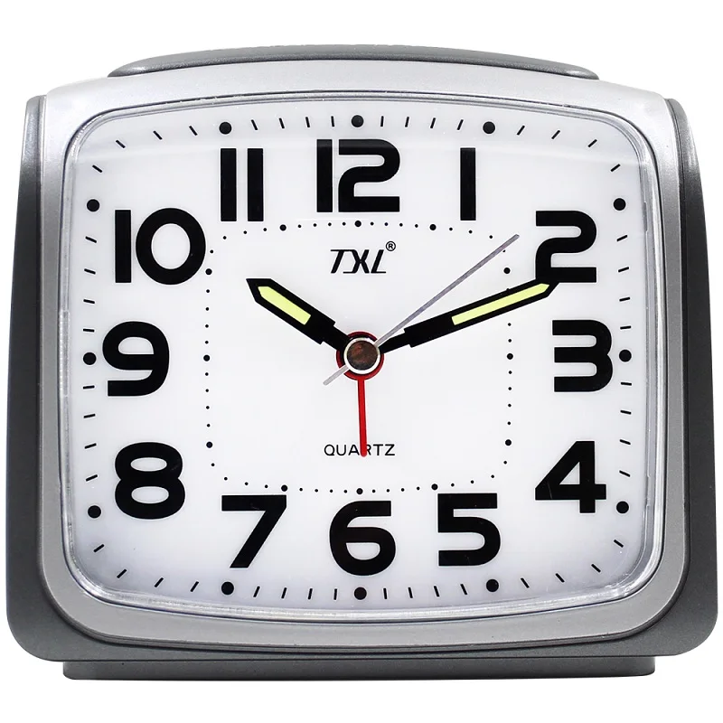 Large Digital Alarm Clock Silent Nightlight Alarm Clock Smart Light Sensor Dimmer Snooze Travel Desk Clock