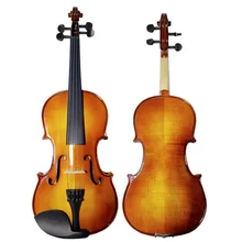 Твердой древесины Античная Скрипка 4/4 3/4 скрипки клена высокого класса ручной струнный инструмент Скрипка для начинающих студентов 