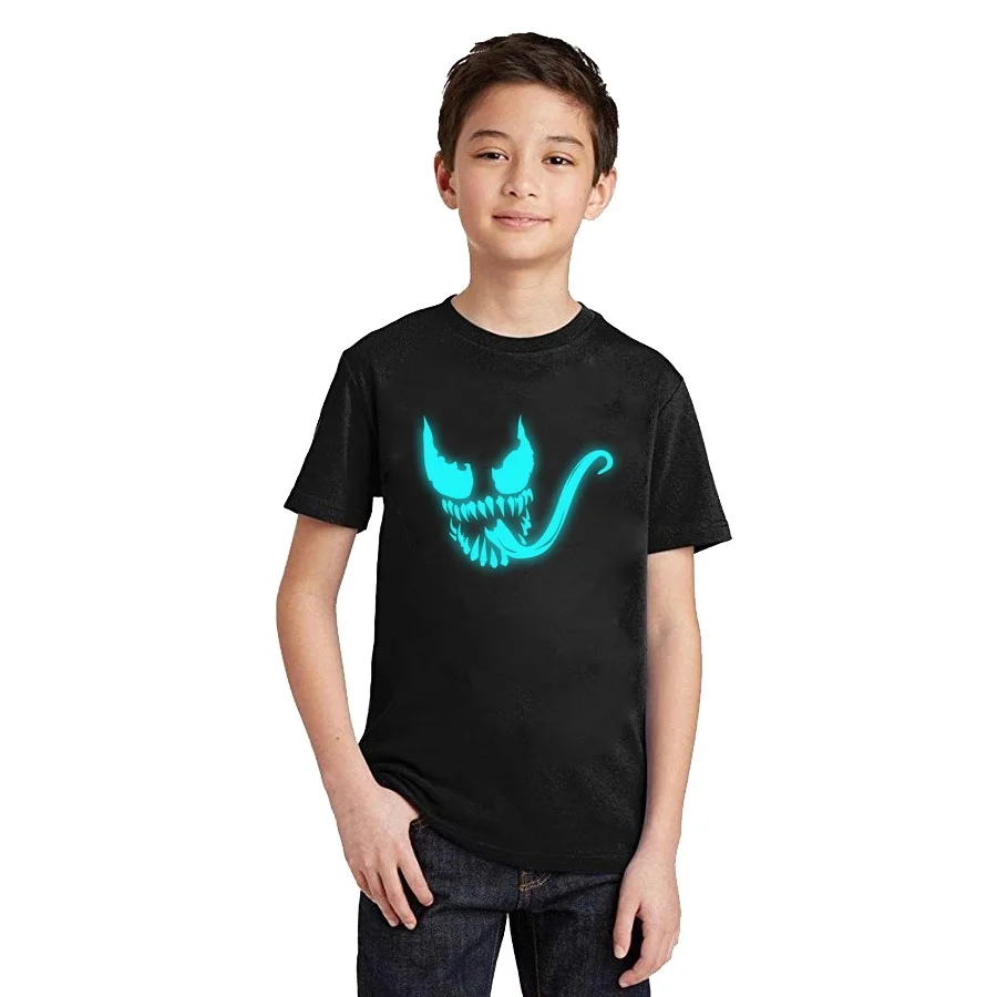 

LYTLM Venom Tee Shirt Fille 10 12 14 ans Baby Boy Summer Clothes for Girls Roupa Infantil Little Girls T Shirt Cotton Boys Tops