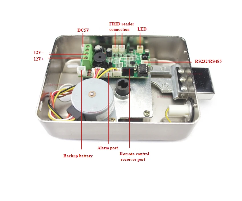 DC12V электрический ворота двери RFID Умный Замок Система контроля доступа бесплатный китайский узел в подарок