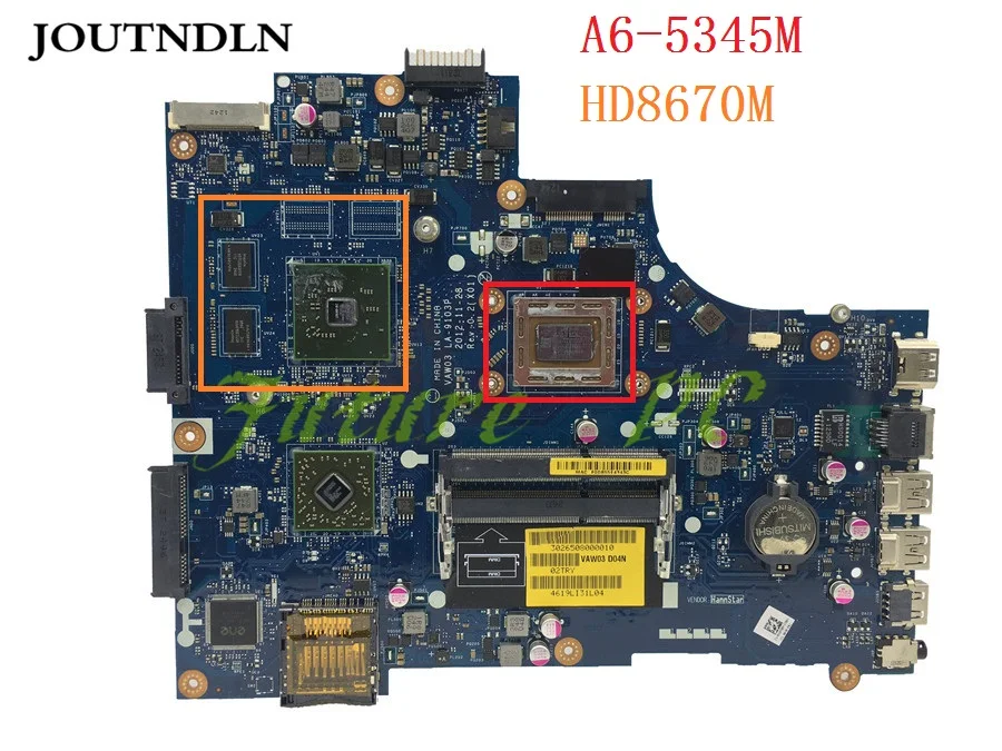 JOUTNDLN для Dell Inspiron M531R 5535 Series Материнская плата ноутбука NWTXP 0NWTXP Φ w/CN HD8670M тестовая