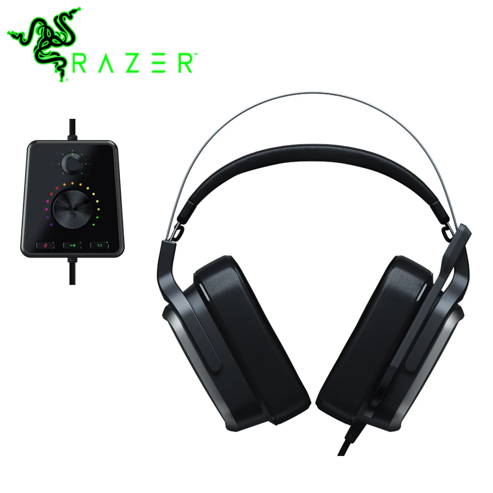 

Razer Tiamat 7.1 V2 Analog Gaming Headset with Mic 50 mm Custom Tuned Drivers Headphone Digital Surround Sound Gaming Headset
