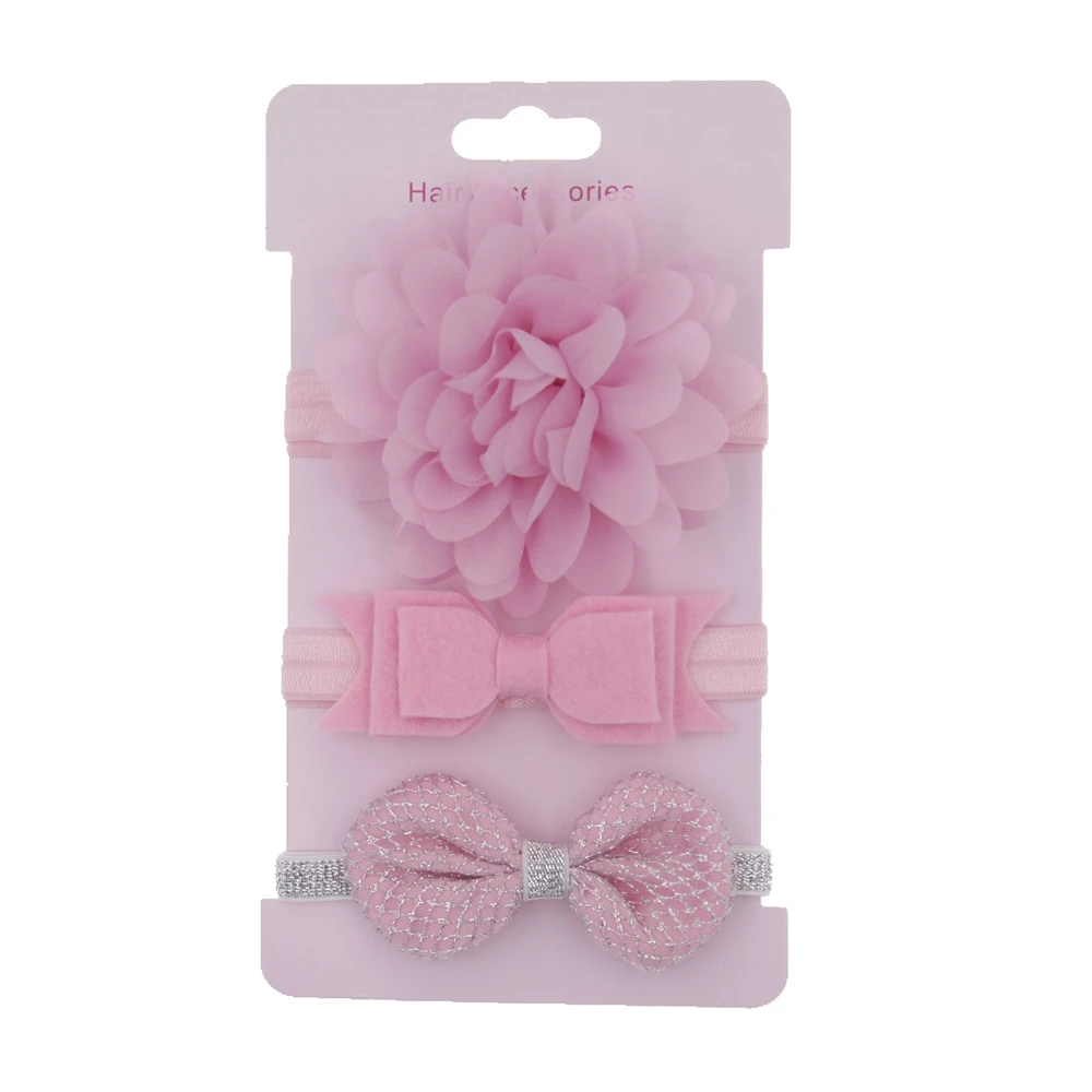 Повязка на голову в Корейском стиле для новорожденных 3 шт./лот|headband set|hair bowshair bow