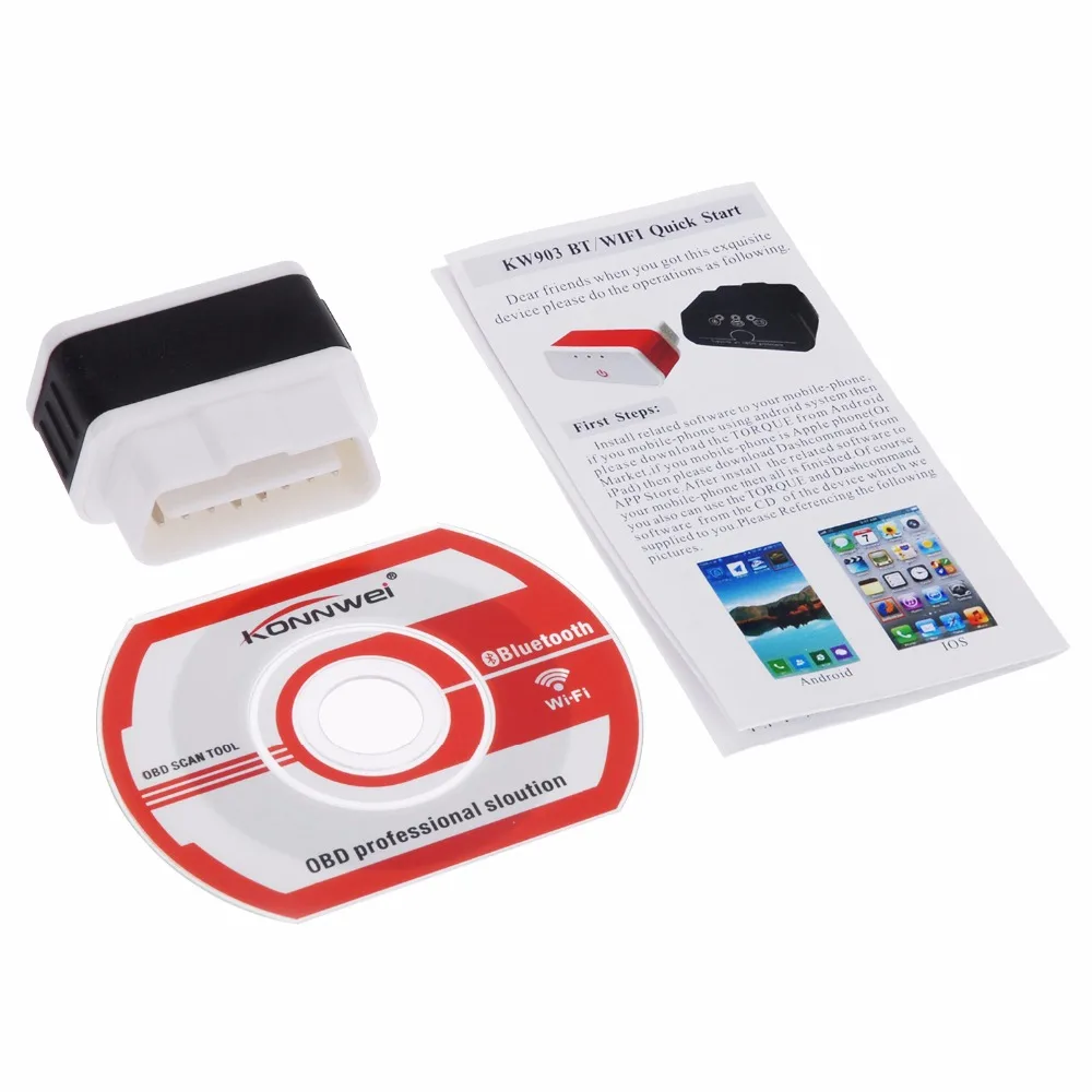 Универсальный ELM327 wifi V1.5 OBD2 iCar2 ELM 327 адаптер для IOS Iphone iPAD Android автомобильный