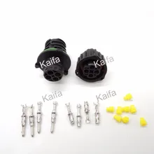 1 комплект 4 Pin 1-967325-3 Разъем для датчика Автомобильный Водонепроницаемый Электрический провод разъем с оболочкой для автомобиля, исследования нефти, железной дороги и т. д
