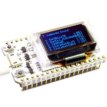 ESP32 Bluetooth wifi комплект OLED синий 0,96 дюймовый дисплей модуль CP2102 32M Flash 3,3 V-7 V интернет-макетная плата для
