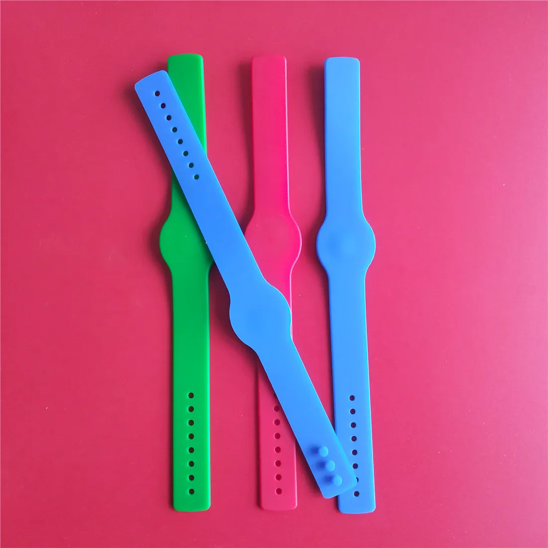 

2Pcs Only Read EM4100 125Khz RFID Card Tag Bracelets Wrist Strap Wristband Waterproof