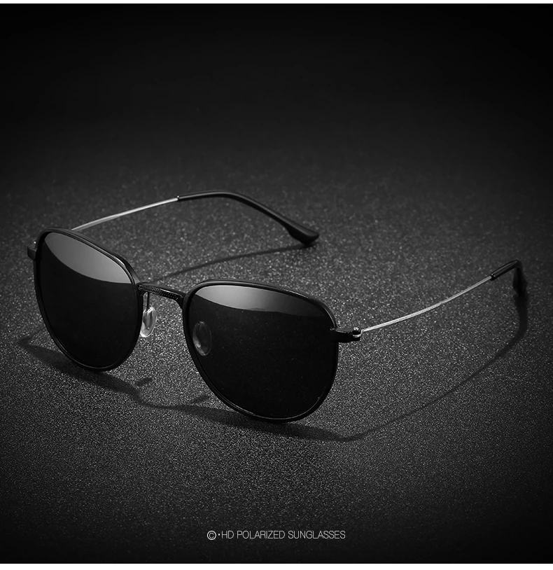 Черные поляроидные солнцезащитные очки женский, черный/красные/синие линзы в золотистой оправе UV400 леди очки входят в комплект