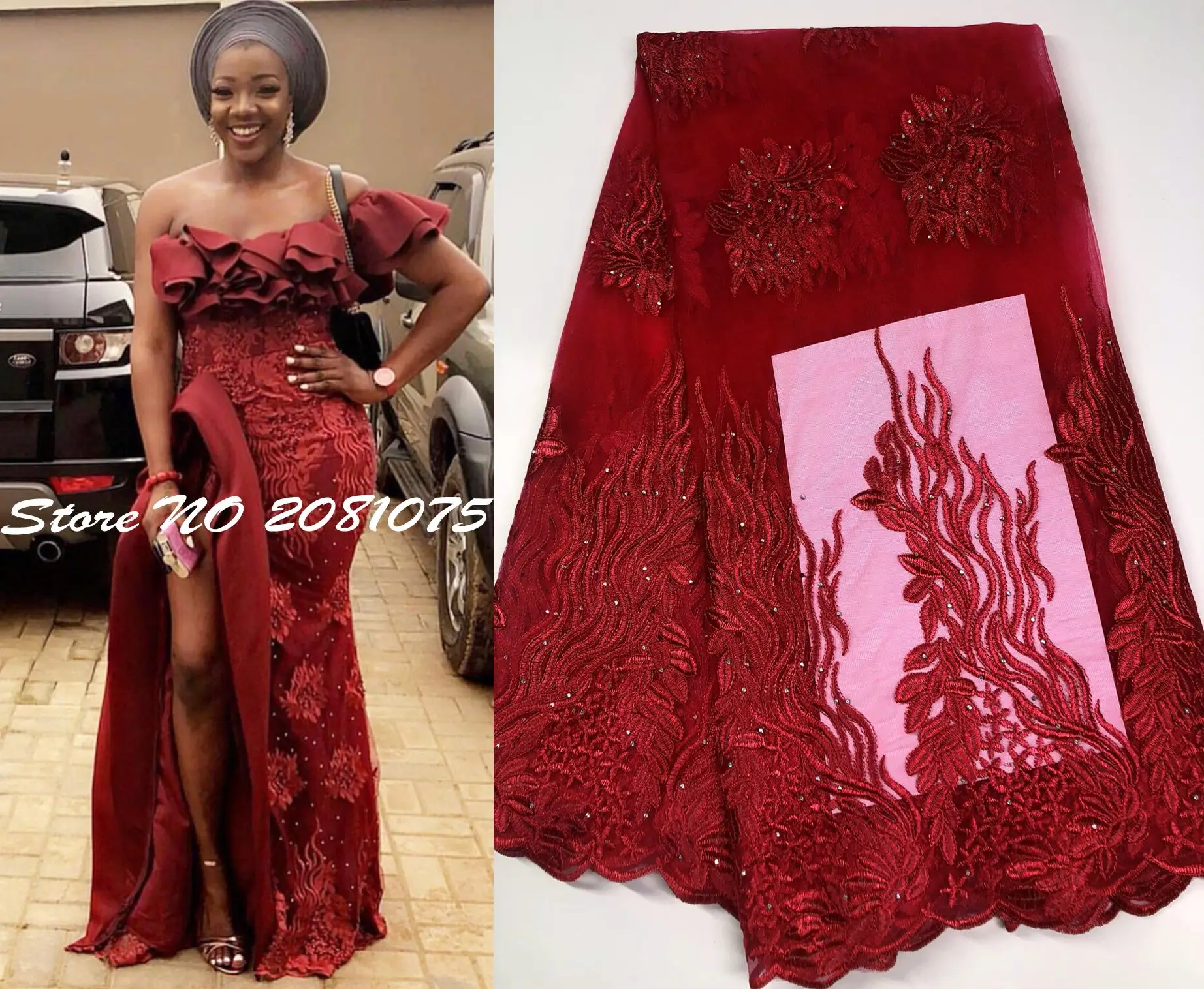 

African Lace Fabric 2018 Embroidered Nigerian Laces Fabric Bridal High Quality French Tulle Lace Fabric for Women ALC-Z011