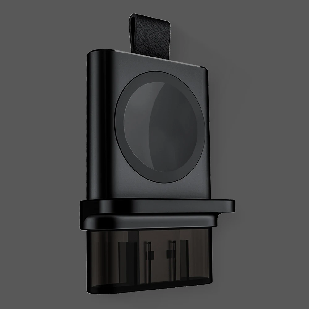 Зарядное устройство для Apple Watch 4 3 2 1 Быстрое беспроводное USB зарядное устройство s для I Watch Series 1 2 3 зарядная станция портативное устройство для путешествий - Тип штекера: Black