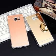 ФОТО luxury mirror tpu case for samsung galaxy s6 s7 edge s8 plus j3 j5 j7 2016 a3 a5 a7 2017 prime soft silicone protector shell