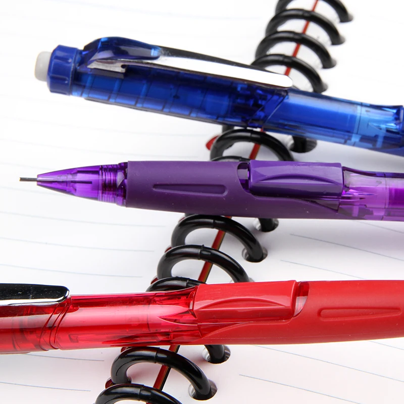 PENTEL, боковой пресс, механический карандаш, школьные канцелярские принадлежности, офисные принадлежности, механические карандаши, Цветной корпус с ластиком 0,5 мм PD275