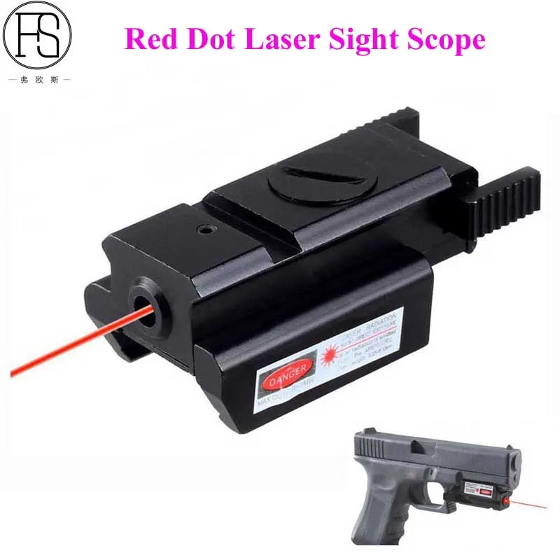 Red Laser Sight Dot Lazer Scope Tactical Hunting Mount Gun Rifle Pistol Air Soft 