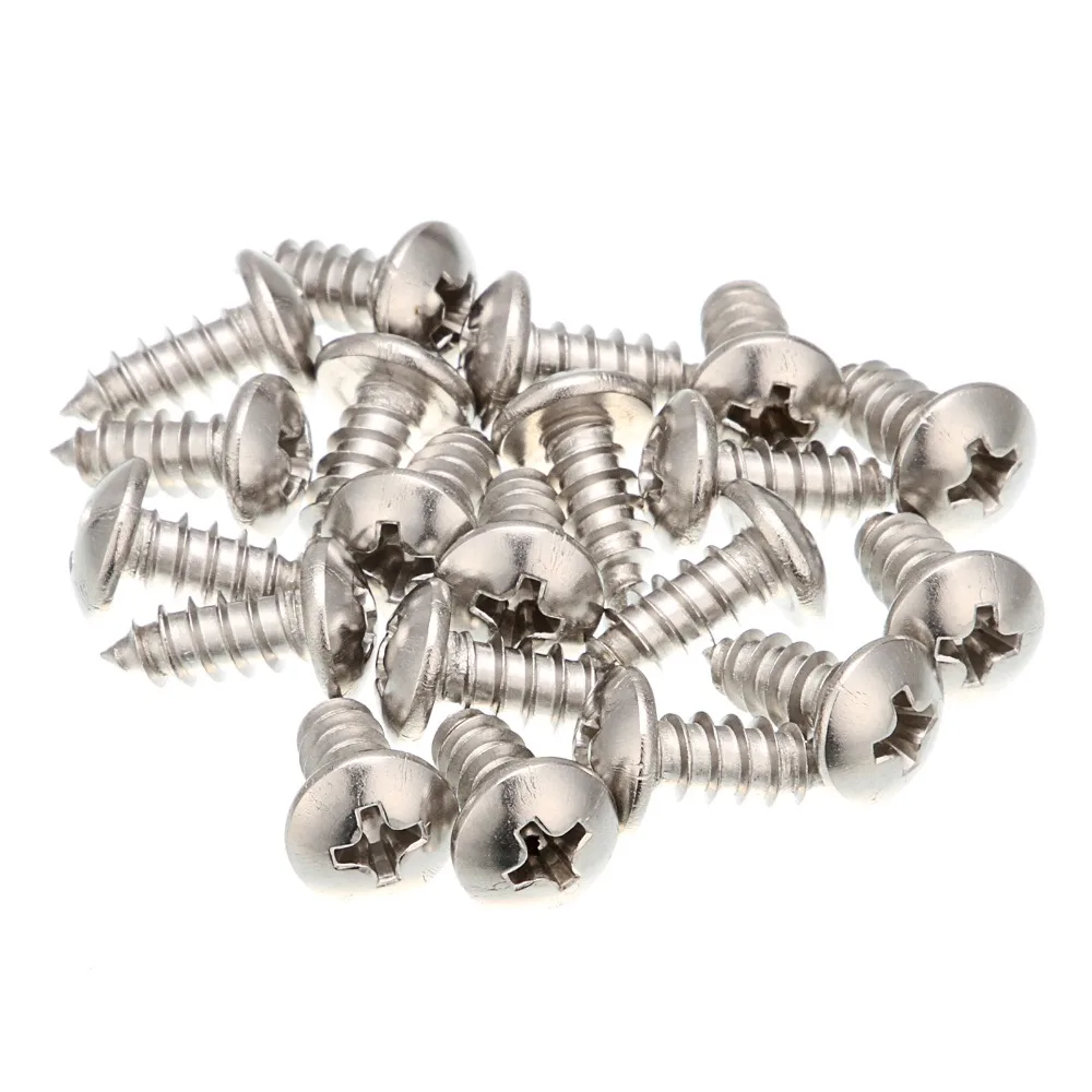 50 pcs M5 self tapping 12 mm 304 stainless steel self tapping screws