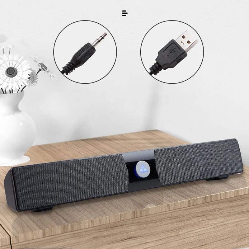 ABGN Hot-Tv Sound Bar Wired And Wireless Bluetooth Home Surround Soundbar For Pc Theater Tv Speaker