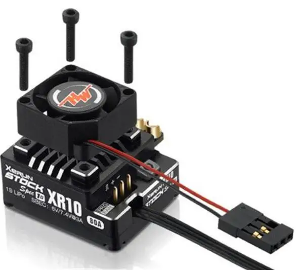 

Hobbywing 30112751 XERUN XR10 PRO (1S) STOCK SPEC Sensored ESC BLACK