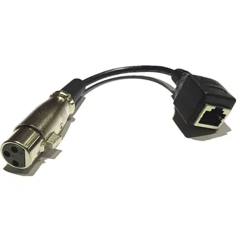 

XLR 3P FEMALE TO RJ45 Female cable