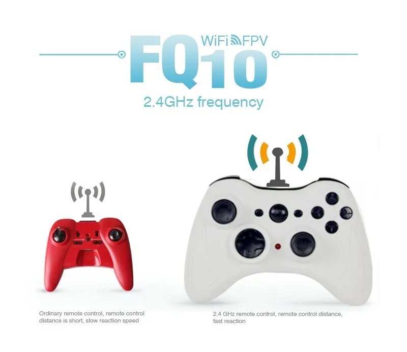 FQ777 FQ10 Wi-Fi Дрон с 720P Камера RTF 6-axis Gyro RC Квадрокоптер 2,4 ГГц мини карманный Дрон FPV RC вертолет F18047