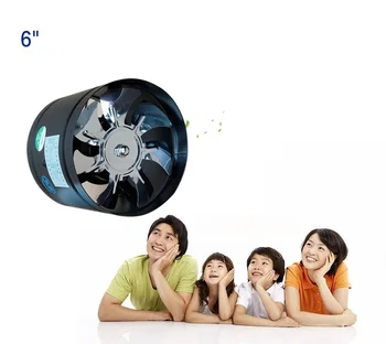 

220V 6 inch booster inline ducted fan ventilation fan metal fan pipe extractor ventilator wall fan for bathroom kitchen