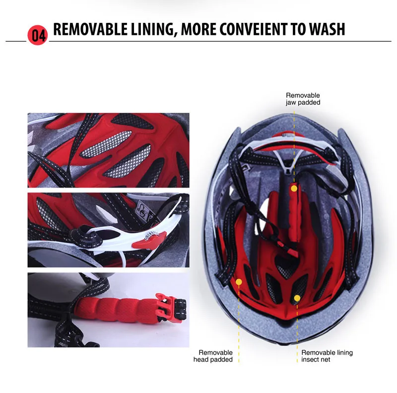 WINMAX велосипедный шлем для велоспорта Сверхлегкий интегрально-Формованный MTB дорожный велосипед шлем очки шлем с магнитным козырек с защитой от УФ
