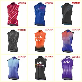 

2019 LIV Cycling Sleeveless jersey women Summer Mountain Bike Clothing Pro Bicycle U70124