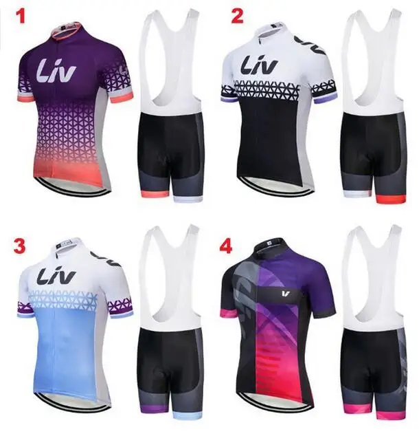 Бренд Liv Велоспорт набор женщин 2018Pro велосипедная команда MTB одежда с коротким