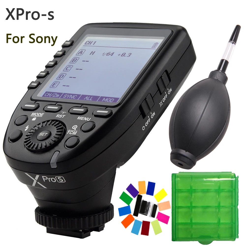 

In Stock Godox Xpro-S TTL 2.4G Wireless X system Transmitter Trigger For Sony A77 II A99 A9 A7R III A350 Godox TT685S V860II-S