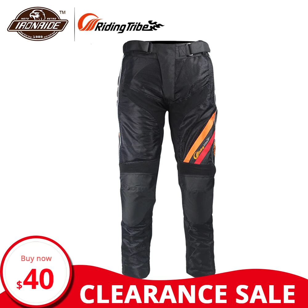 

Clearance!Riding Tribe Men Motorcycle pants summer Motocross Breathable Racing Pants Riding Pants Mesh Motorcycle Cycling Pants