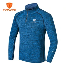 FANNAI 2017 Turtleneck Male T-shirt Long Sleeve Sweatshirt Basketballer Jersey Drying Breathable Asia Size Free Shipping
