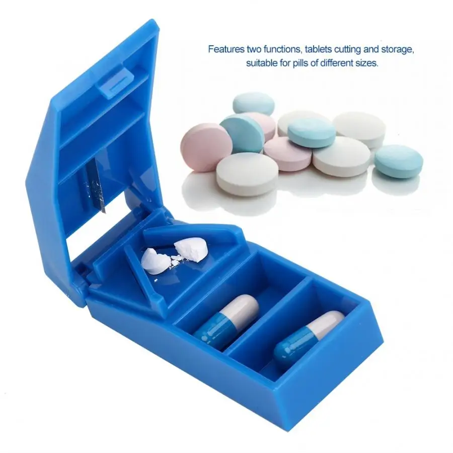 Разделитель для лекарств дробилка разделитель таблеток резак для пожилых детей чехол для хранения таблеток коробка для хранения таблеток
