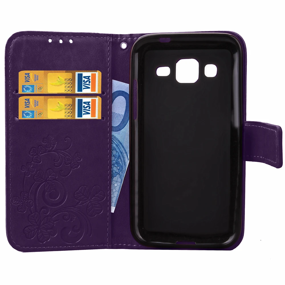 Чехол для телефона Samsung Galaxy J5 2015 J500F J500H Duos J500 J500Y флип чехол из ПУ кожи и ТПУ