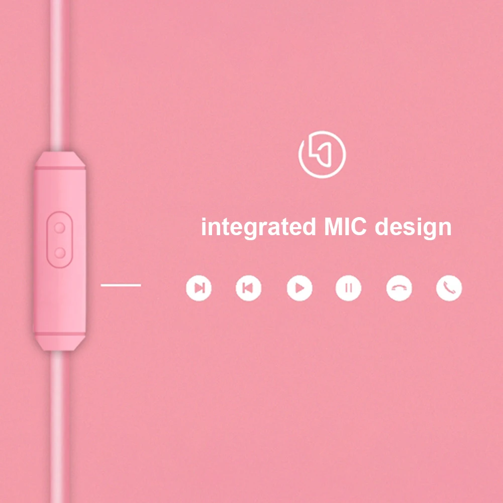 Проводные наушники стерео геймер универсальные Плакированные наушники для Android Интеллектуальный звонок синий розовый белый серый в уши Тип